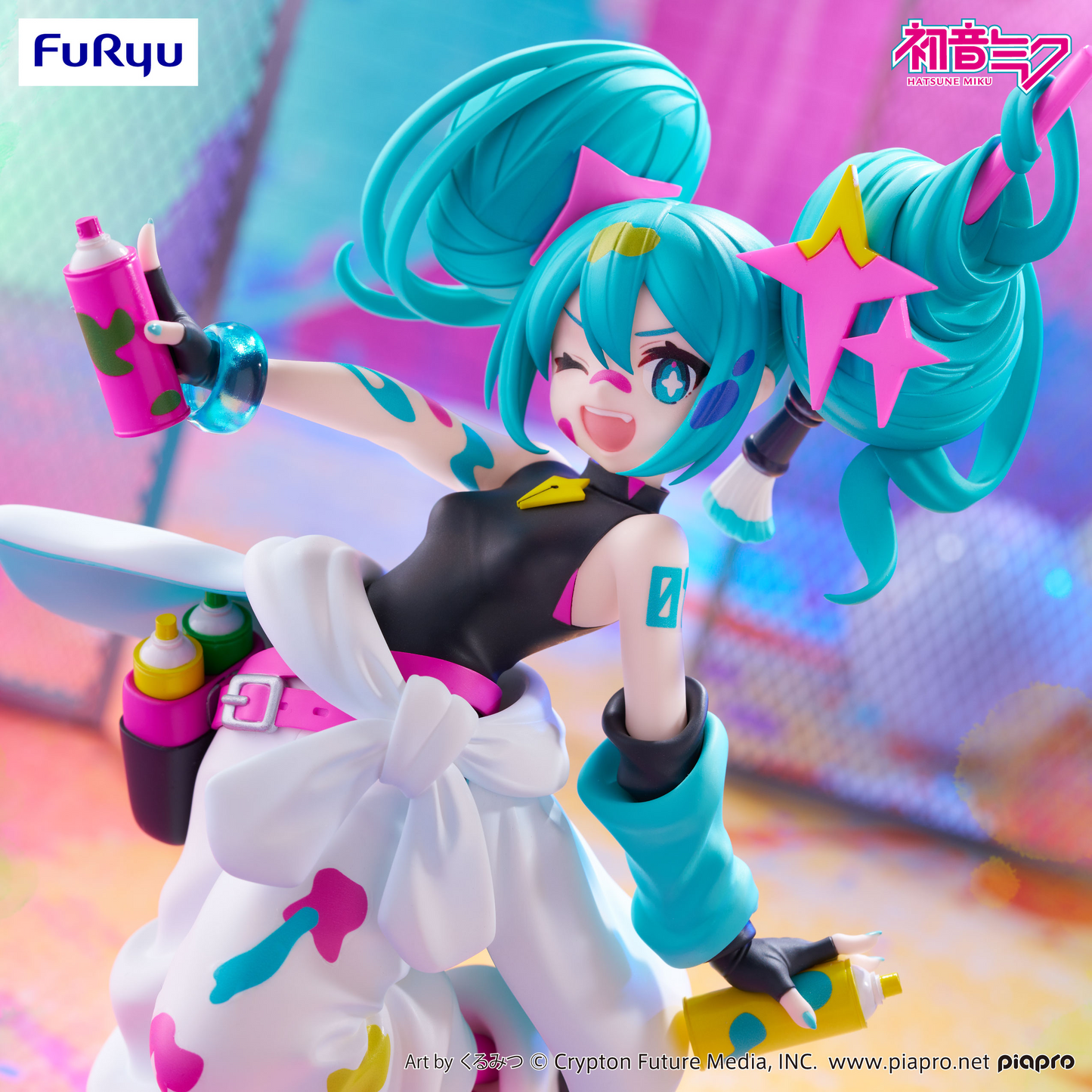 FuRyu Hatsune Miku Trio-Try-iT Figure -Paint Girl-