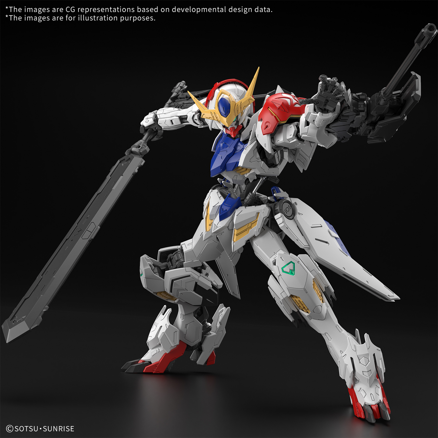 BANDAI HOBBY MG 1/100 GUNDAM BARBATOS LUPUS