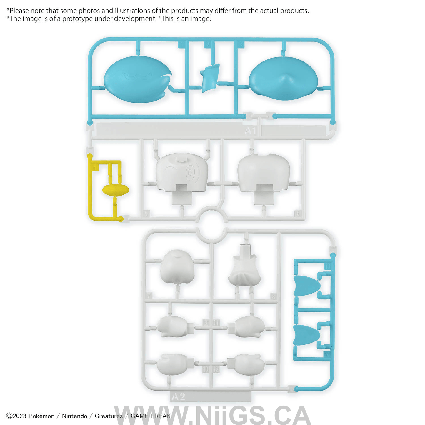 BANDAI Hobby Pokémon Model Kit QUICK!! 19 QUAXLY
