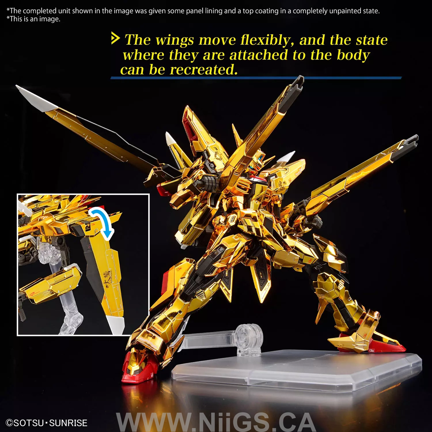 BANDAI Hobby RG 1/144 AKATSUKI GUNDAM OOWASHI unit