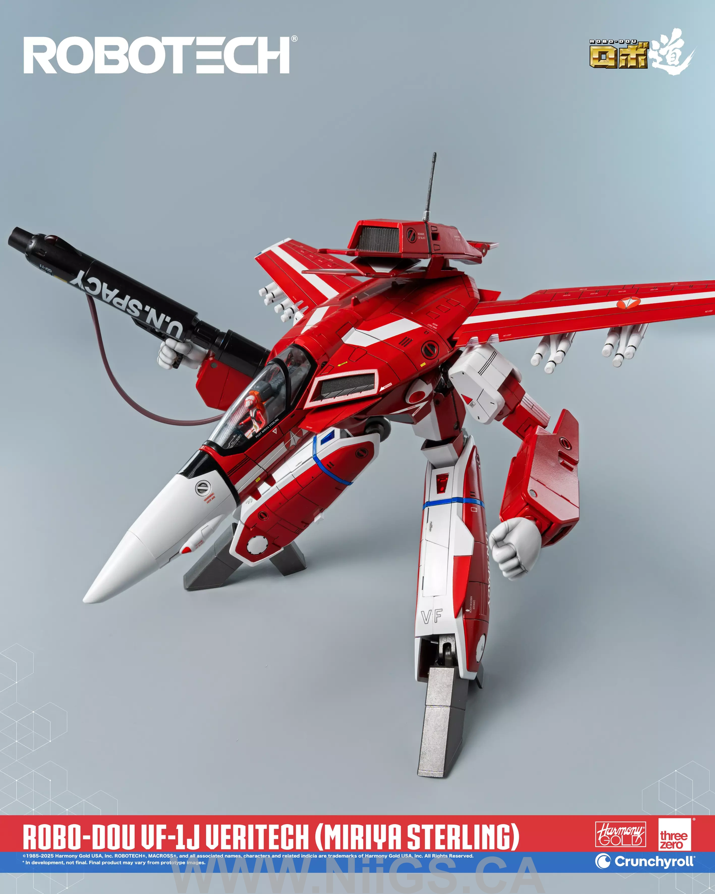 threezero ROBO-DOU ROBOTECH VF-1J Veritech (Miriya Sterling)