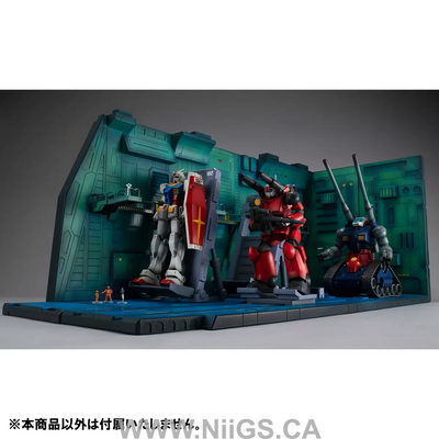 MegaHouse Realistic Model Series Mobile Suit Gundam (For 1/144 HG series) White Base Catapult Deck ANIME EDITION