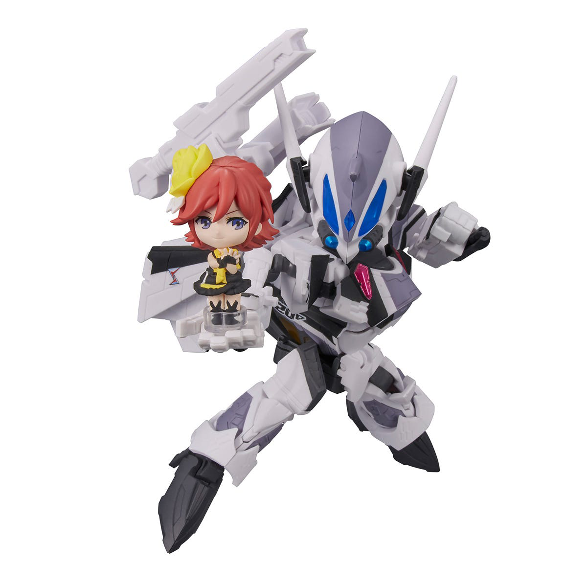 Bandai Spirits Tiny Session VF-31F Siegfried (Messer Ihlefeld use) with Kaname Buccaneer