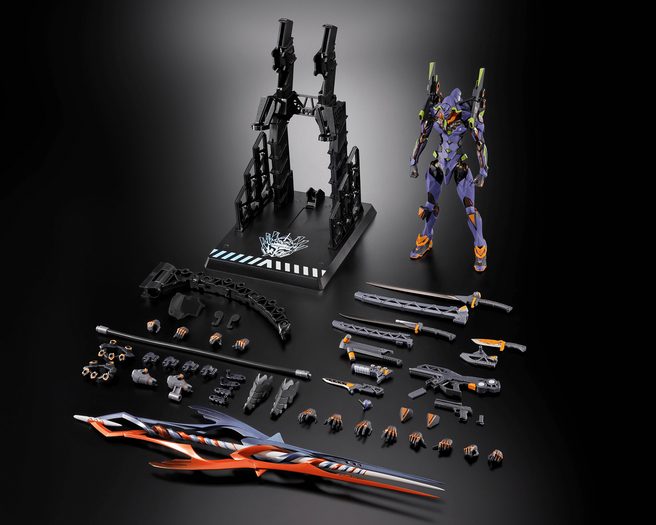TAMASHII NATIONS METAL BUILD EVANGELION TEST TYPE-01 30th with the spear of Gaius EVANGELION