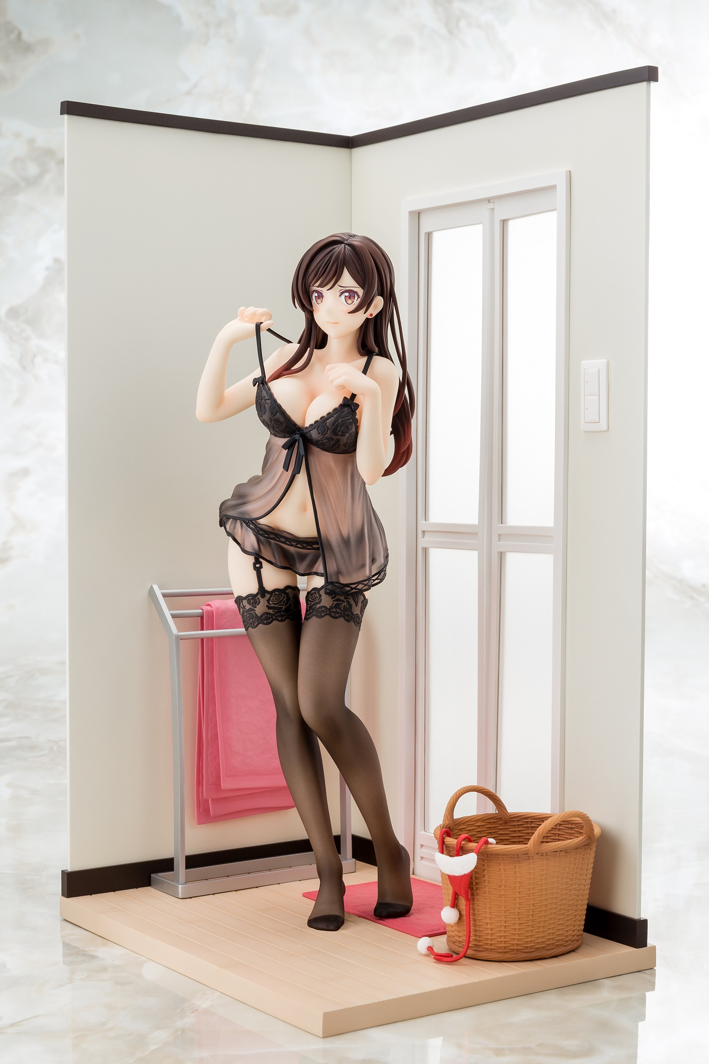 Hakoiri-musume 1/6 scaled pre-painted figure Rent-A-Girlfriend MIZUHARA Chizuru in see-through lingerie figure