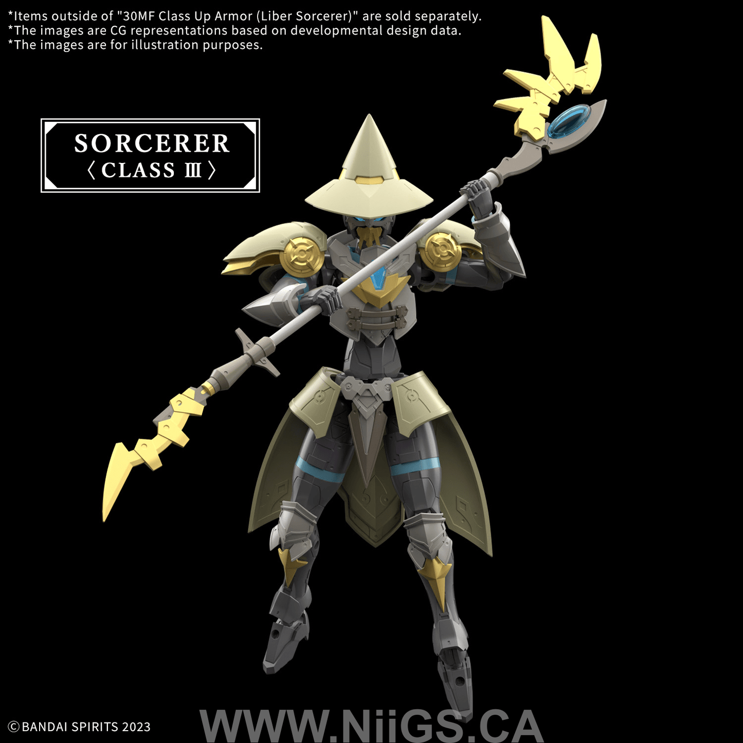 BANDAI HOBBY 30MF CLASS UP ARMOR (LIBER SORCERER)