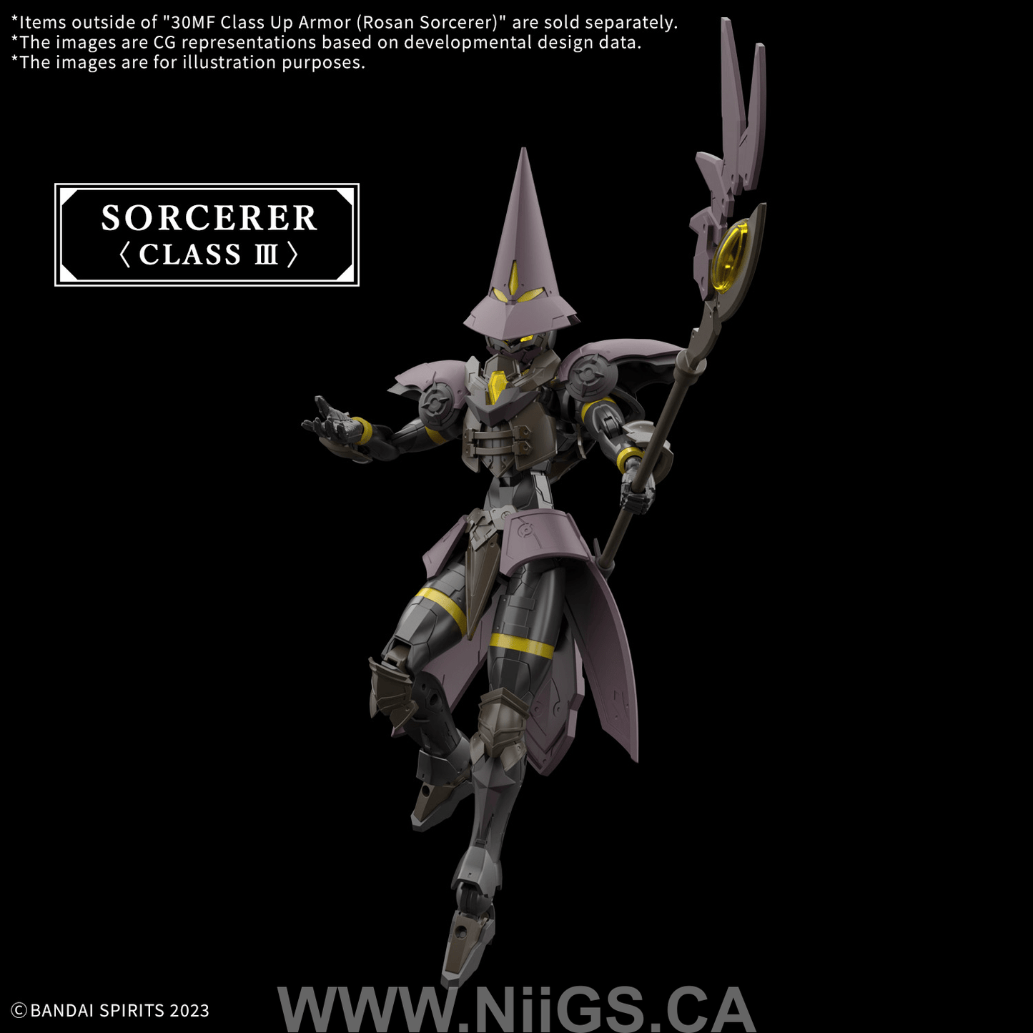 BANDAI HOBBY 30MF CLASS UP ARMOR (ROSAN SORCERER)
