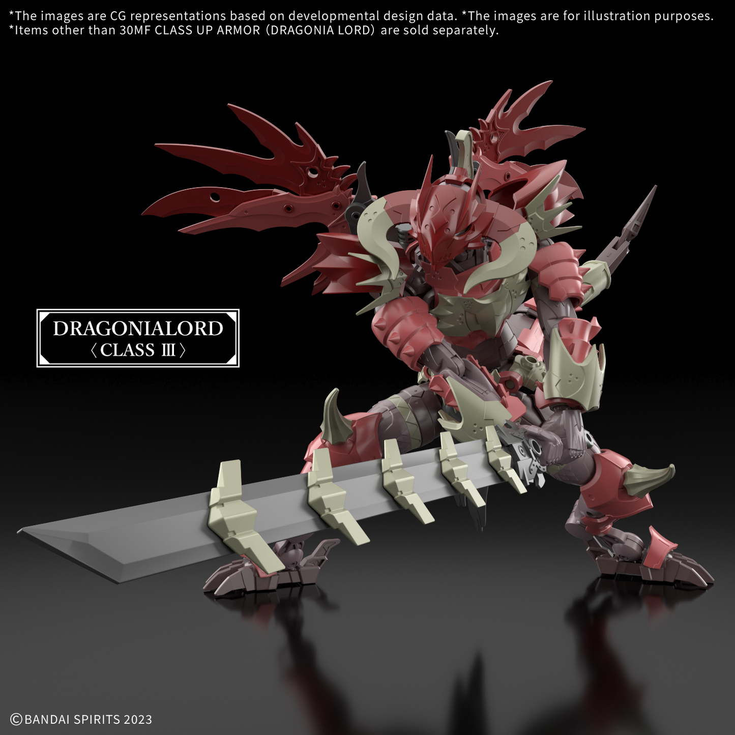 BANDAI HOBBY 30MF CLASS UP ARMOR (DRAGONIA LORD)