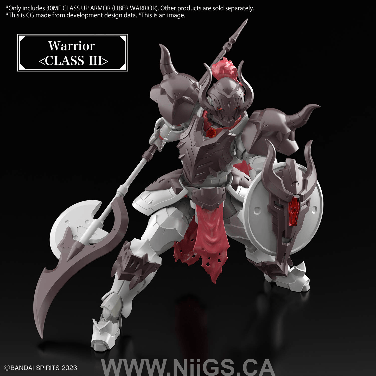 BANDAI Hobby 30MF CLASS UP ARMOR (LIBER WARRIOR)