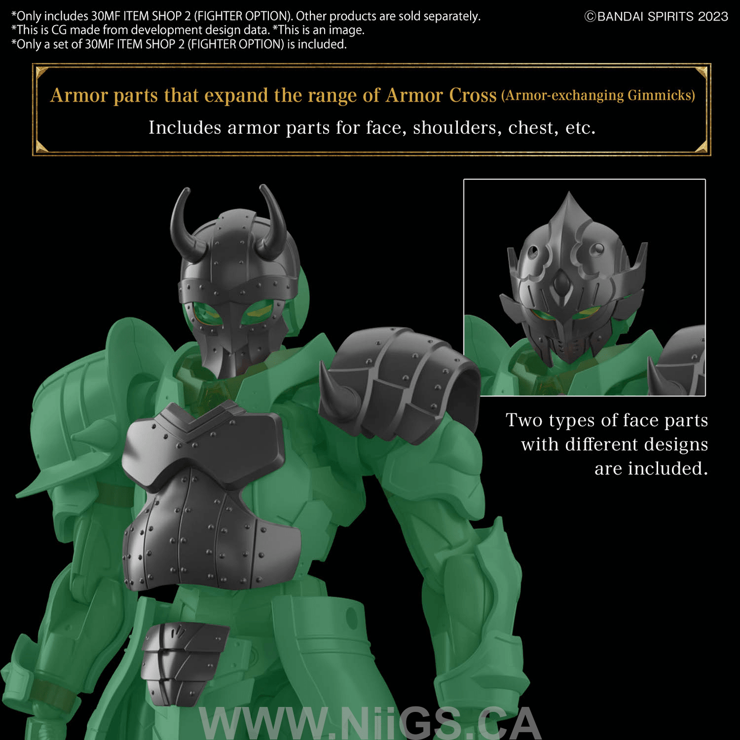 BANDAI Hobby 30MF ITEM SHOP 2 (FIGHTER OPTION)