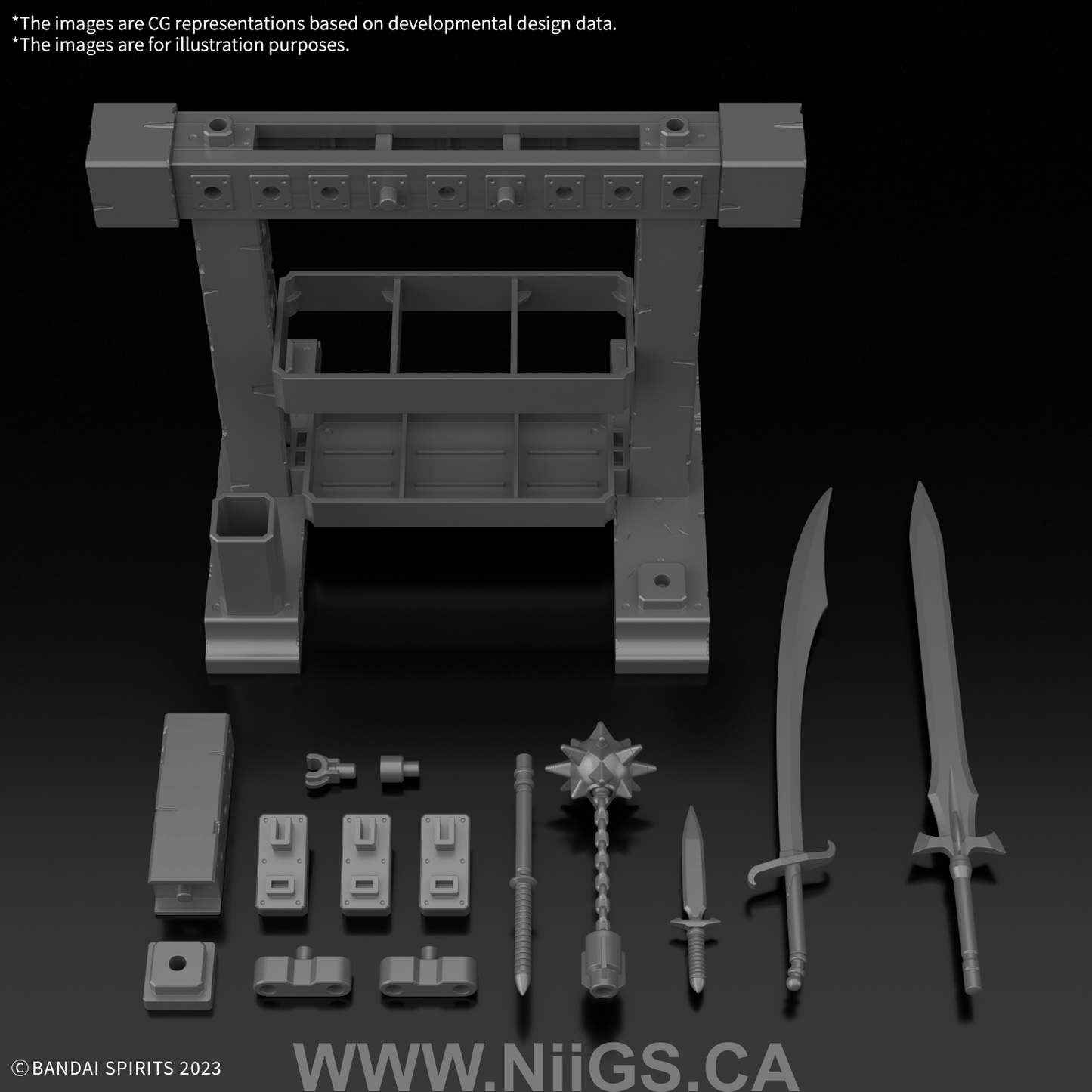 BANDAI HOBBY 30MF ITEM SHOP 3 (WEAPON OPTION)