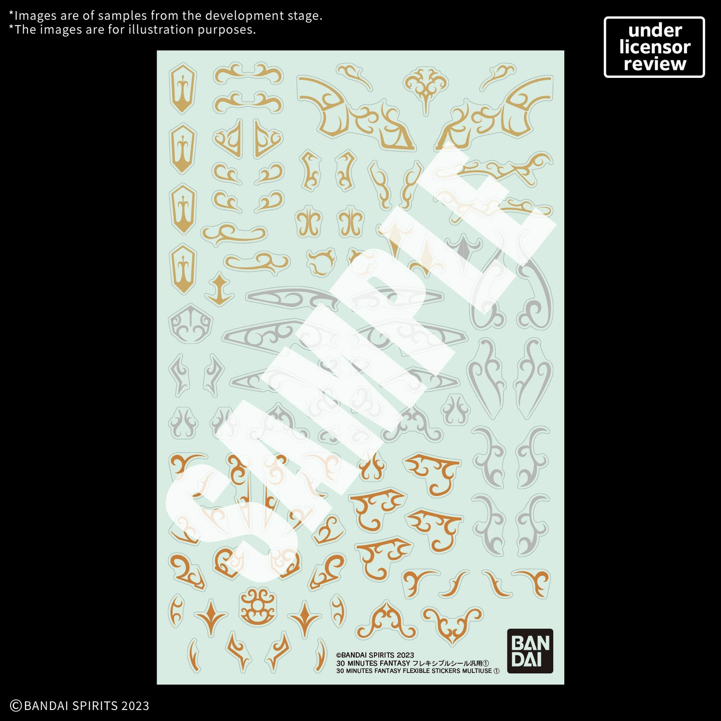 30 MINUTES FANTASY FLEXIBLE STICKERS MULTIUSE ①