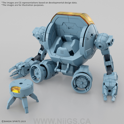BANDAI HOBBY 30MM 1/144 Extended Armament Vehicle (MARINE EXPLORATION MECHA Ver.)