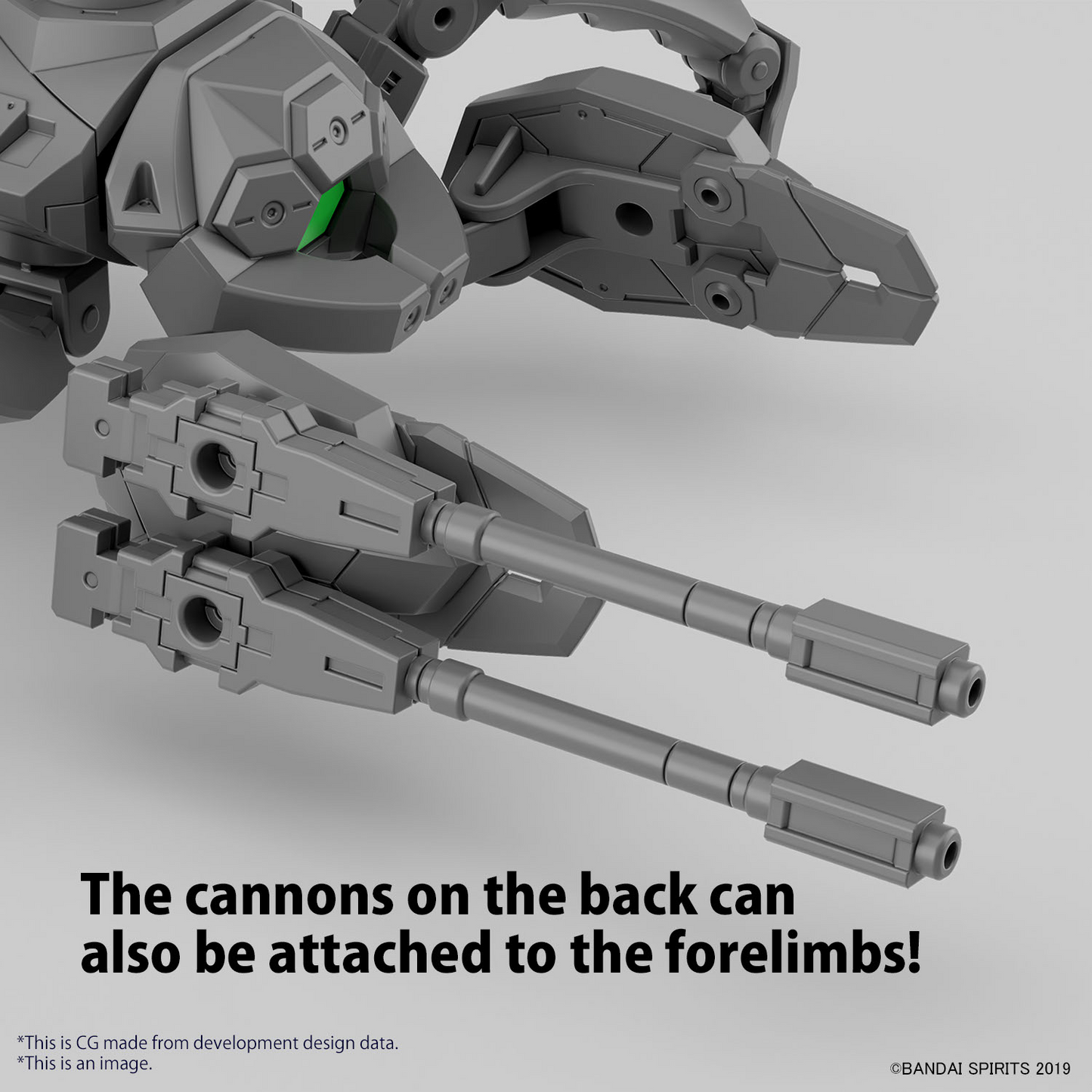 BANDAI 30MM 1/144 Extended Armament Vehicle (MULTIPLE LEGS MECHA Ver.)