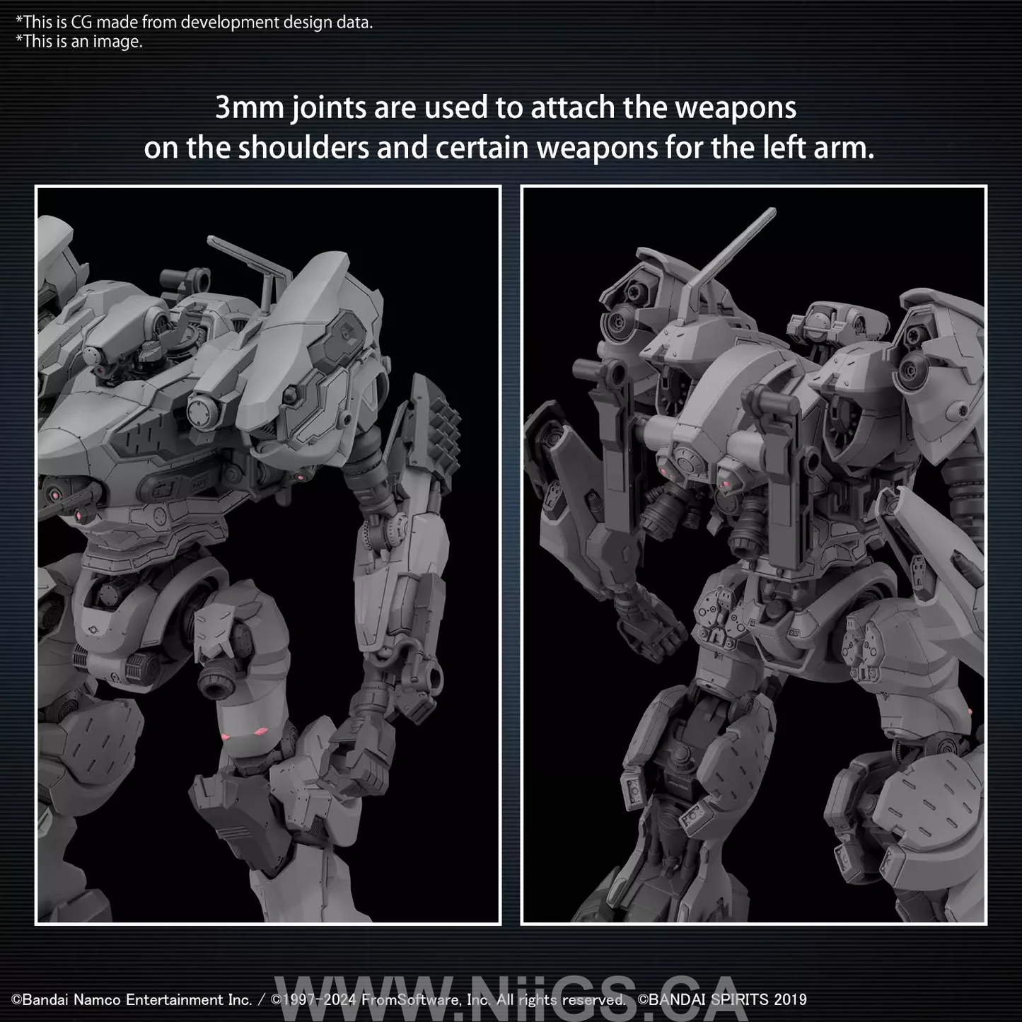 BANDAI Hobby 30MM ARMORED CORE Ⅵ FIRES OF RUBICON RaD CC-2000 ORBITER