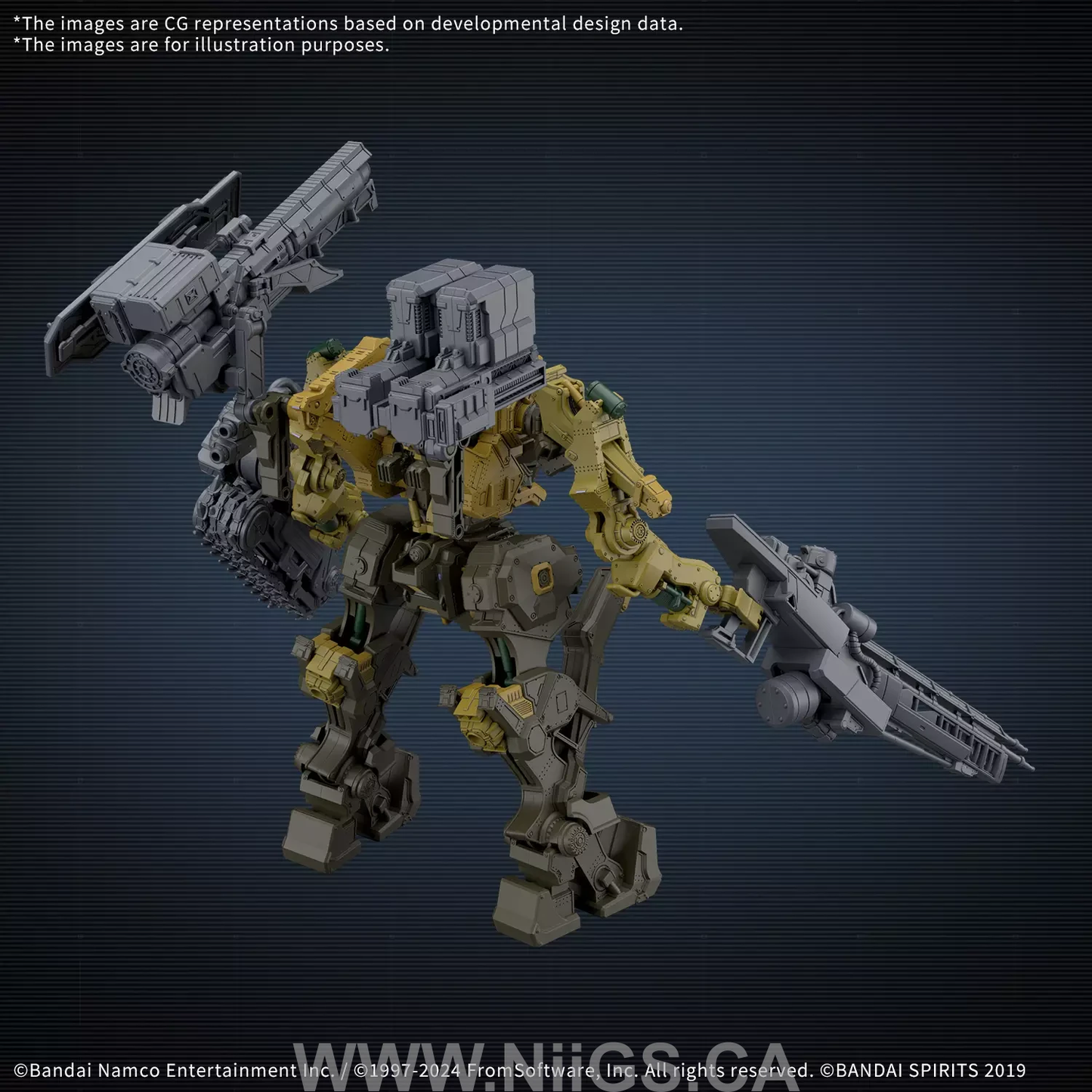 BANDAI HOBBY 30MM ARMORED CORE Ⅵ FIRES OF RUBICON RaD CC-3000 WRECKER MILK TOOTH