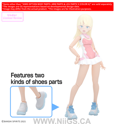 BANDAI HOBBY 30MS OPTION BODY PARTS ARM PARTS & LEG PARTS S ļ¼»COLOR Aļ¼½