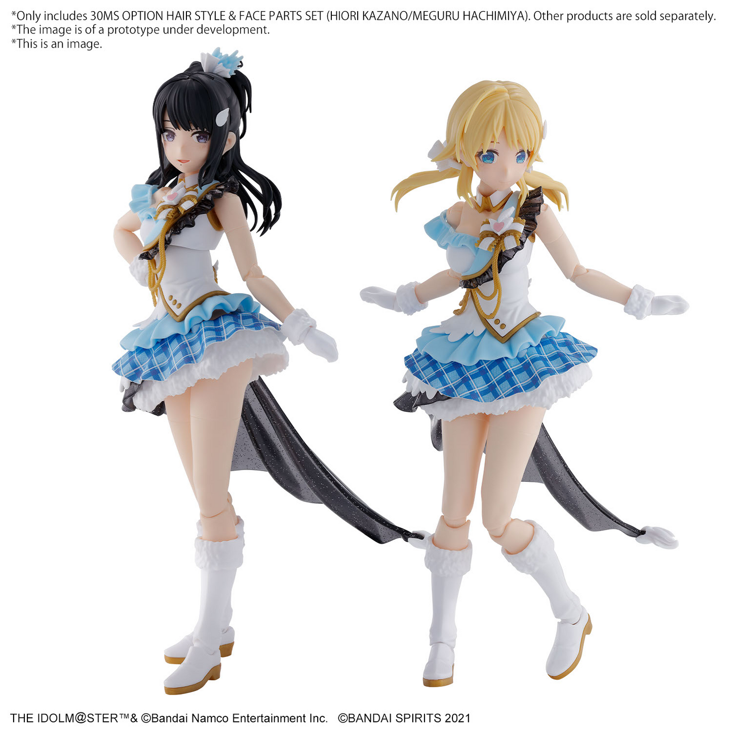 BANDAI 30MS OPTION HAIR STYLE & FACE PARTS SET (HIORI KAZANO/MEGURU HACHIMIYA)