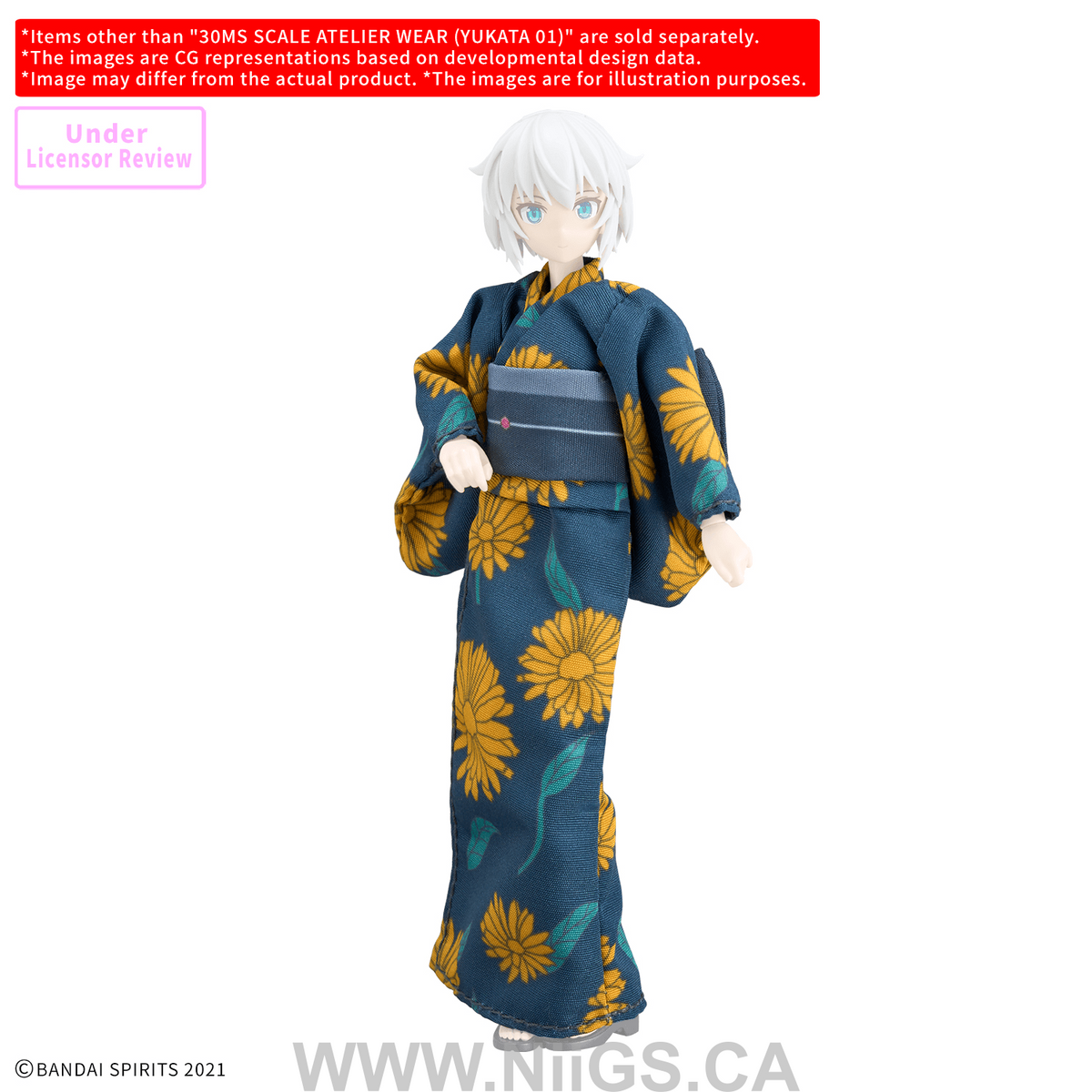 BANDAI HOBBY 30MS SCALE ATELIER WEAR (YUKATA 01)