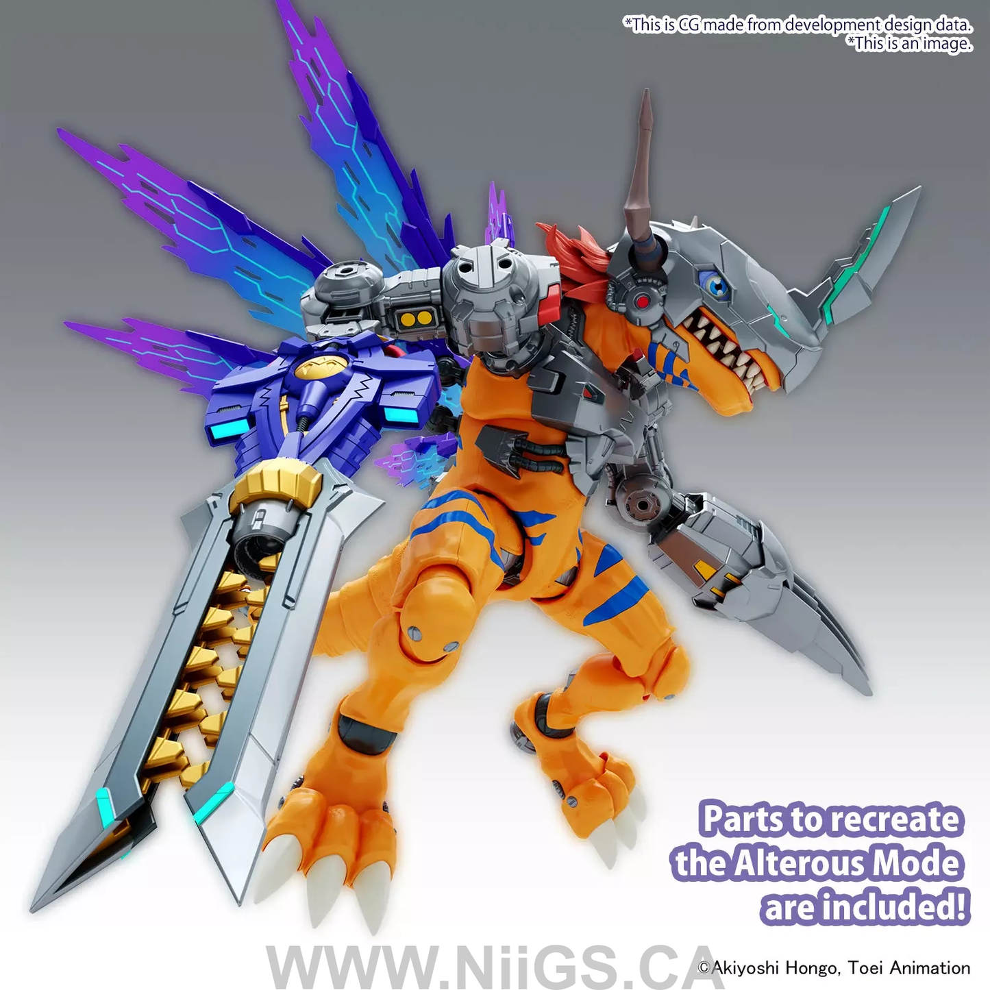 BANDAI Figure-rise Standard Amplified METALGREYMON (VACCINE)