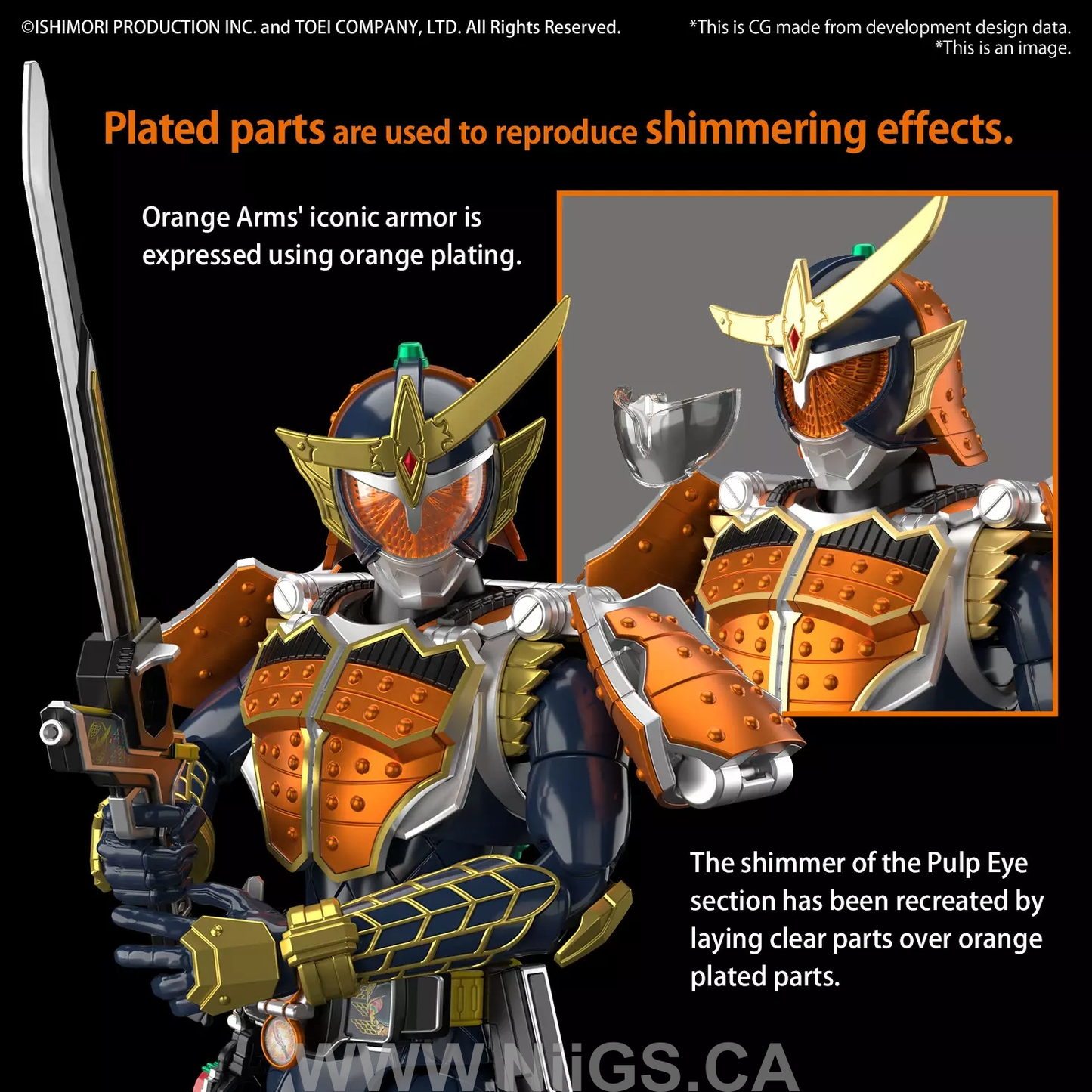 Figure-rise Standard KAMEN RIDER GAIM ORANGE ARMS