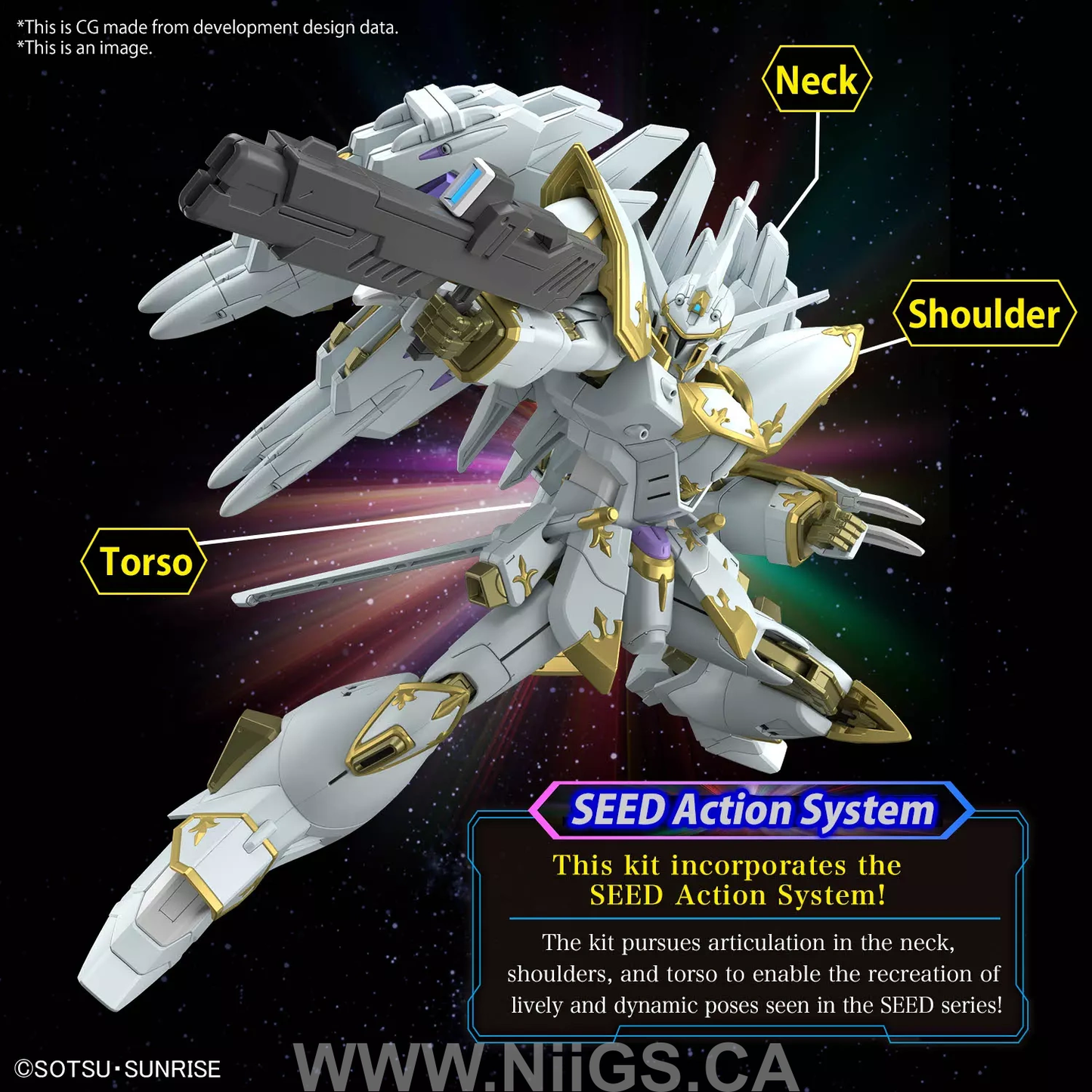 BANDAI Hobby HG 1/144 BLACK KNIGHT SQUAD Cal-re.A