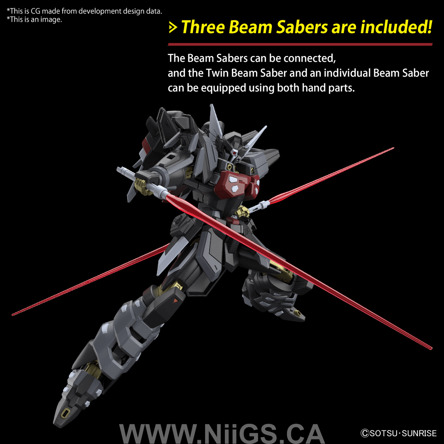 BANDAI HG 1/144 BLACK KNIGHT SQUAD Shi-ve.A