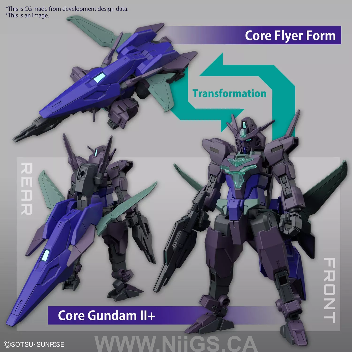 BANDAI HG 1/144 PLUTINE GUNDAM