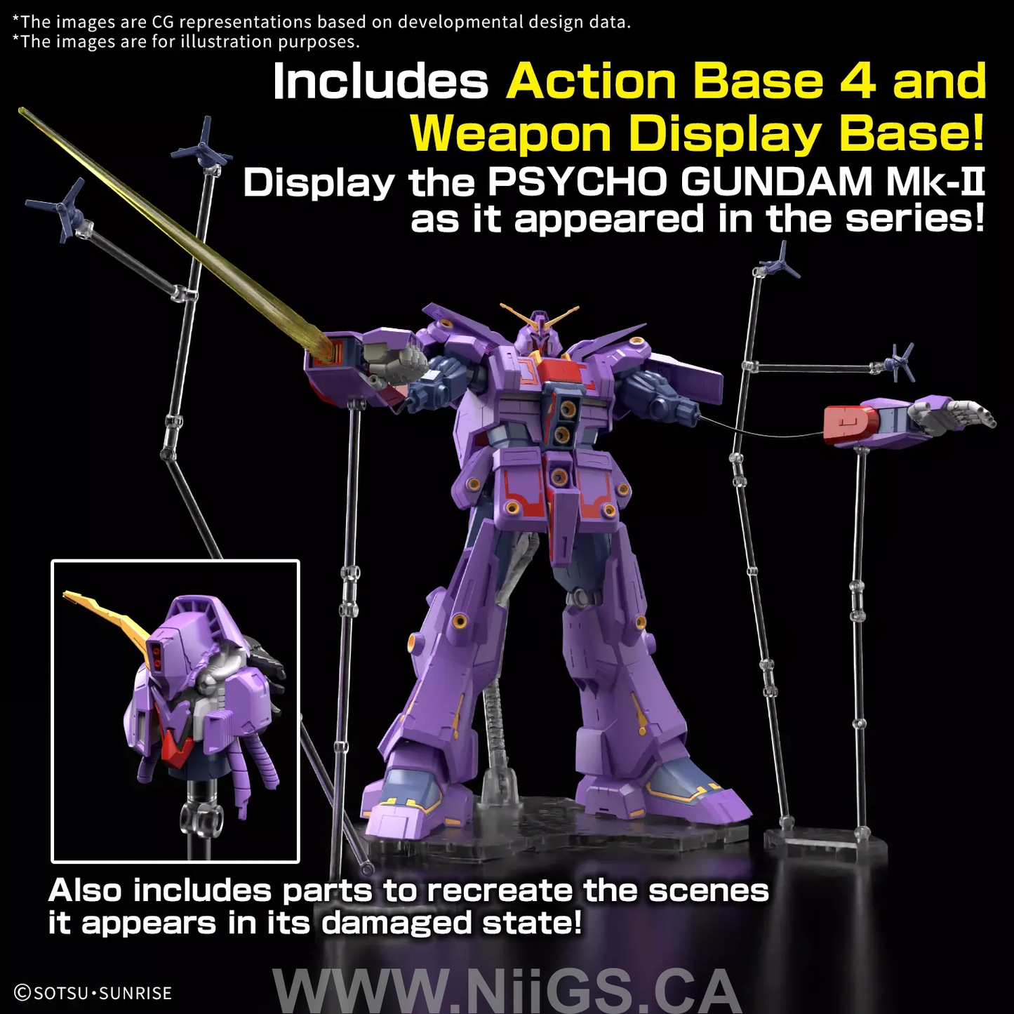 BANDAI HOBBY HG 1/144 PSYCHO GUNDAM Mk-Ⅱ