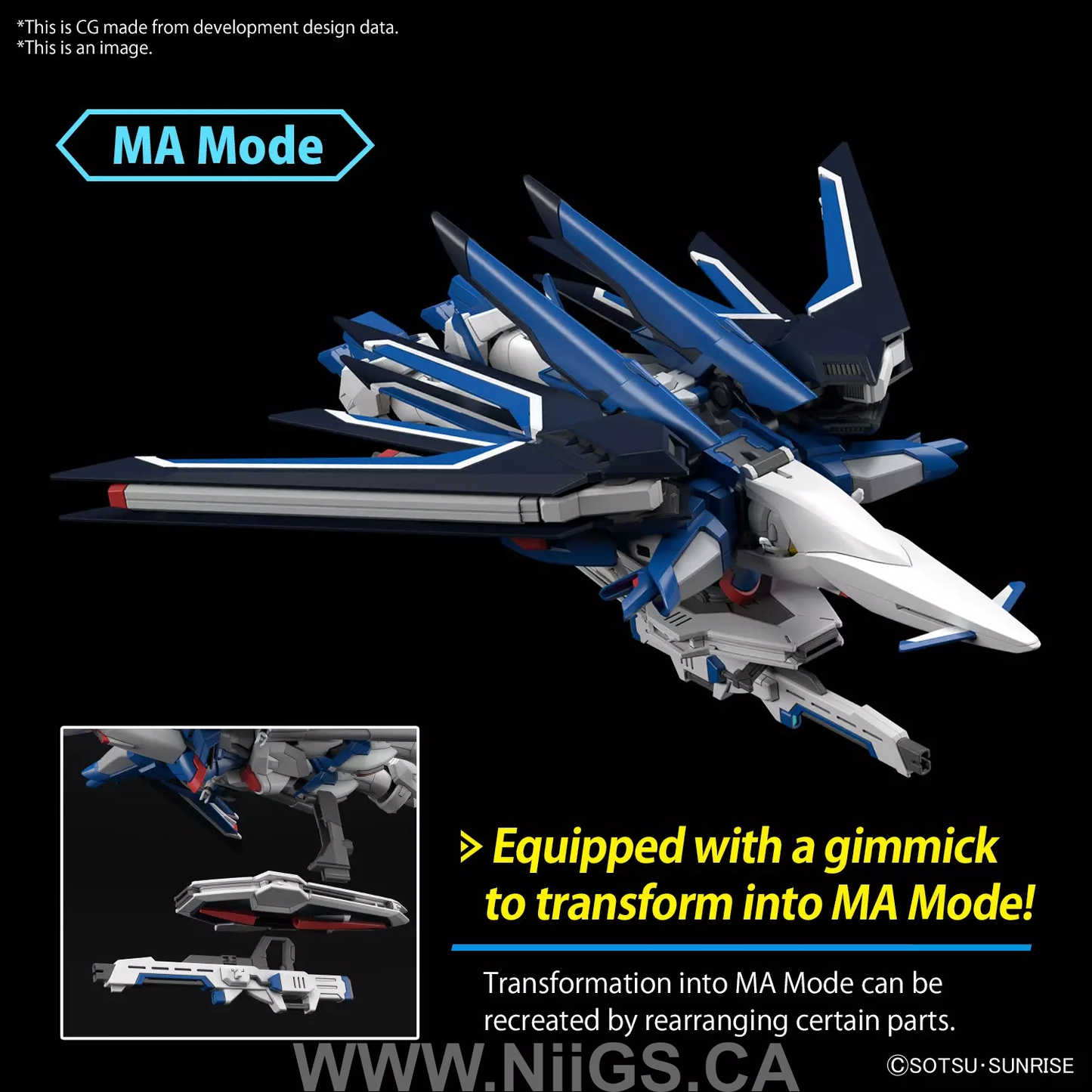 BANDAI Hobby HG 1/144 RISING FREEDOM GUNDAM