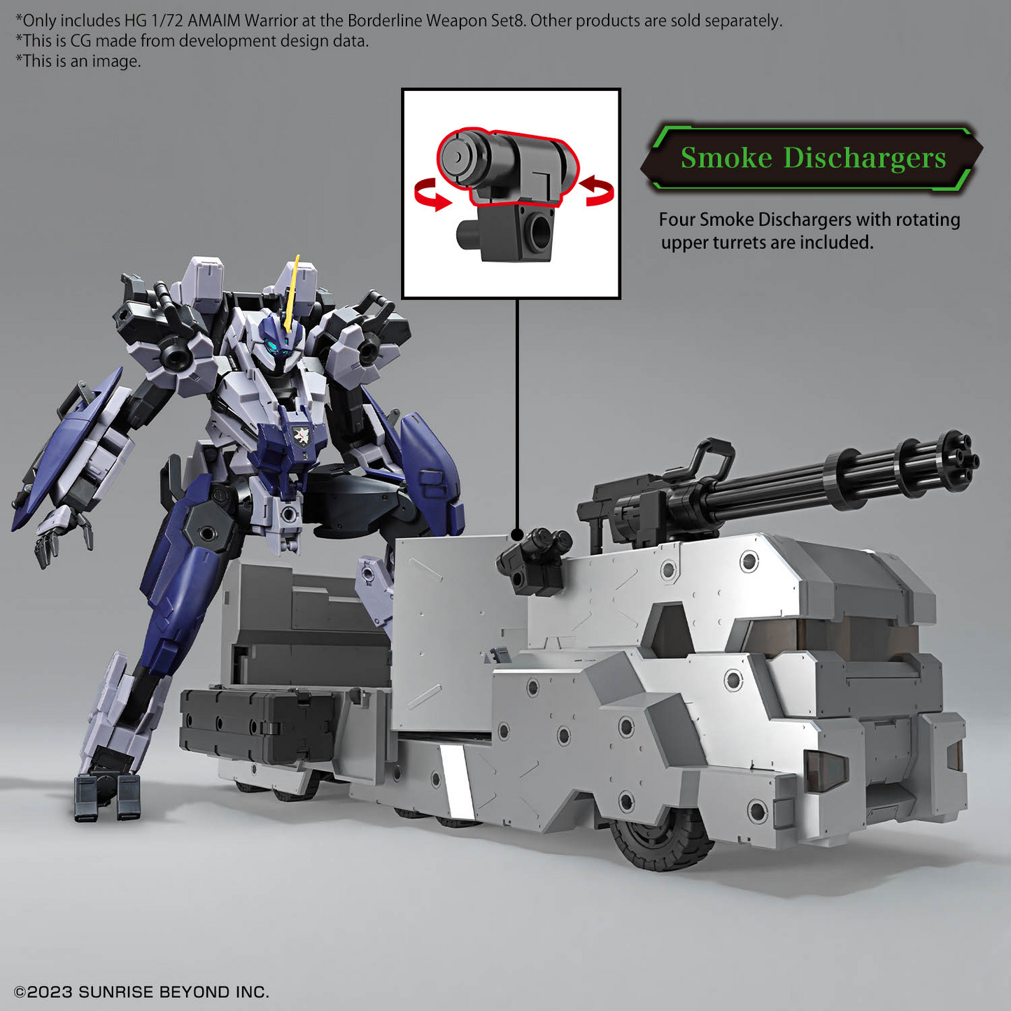 BANDAI Hobby HG 1/72 AMAIM Warrior at the Borderline Weapon Set8