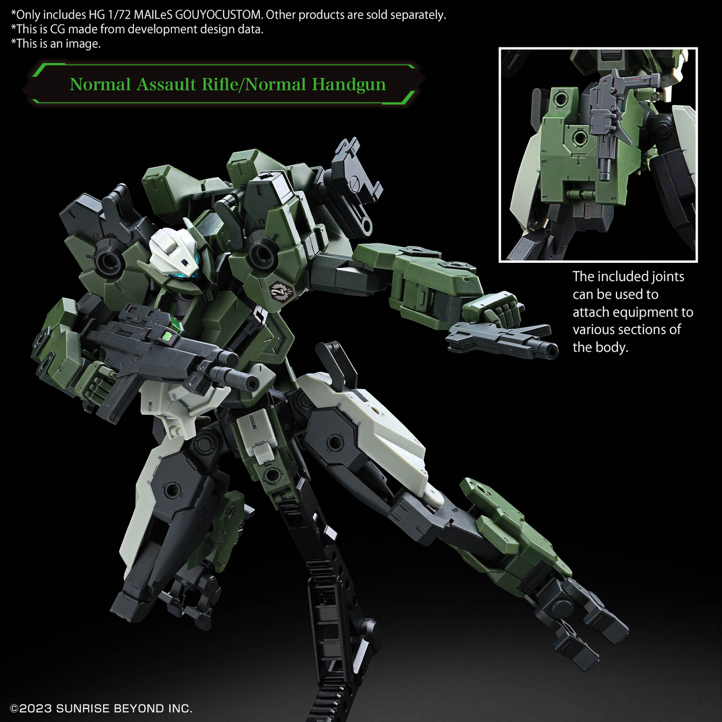 BANDAI Hobby HG 1/72 MAILeS GOUYO CUSTOM