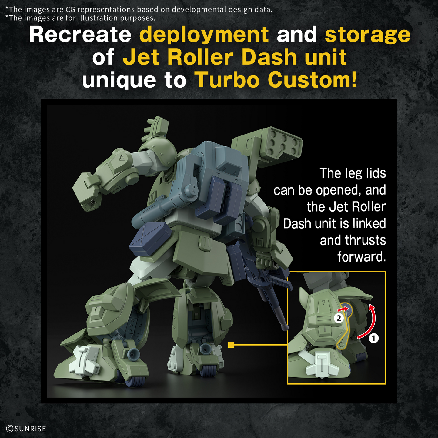 BANDAI HOBBY HG SCOPEDOG TURBO CUSTOM