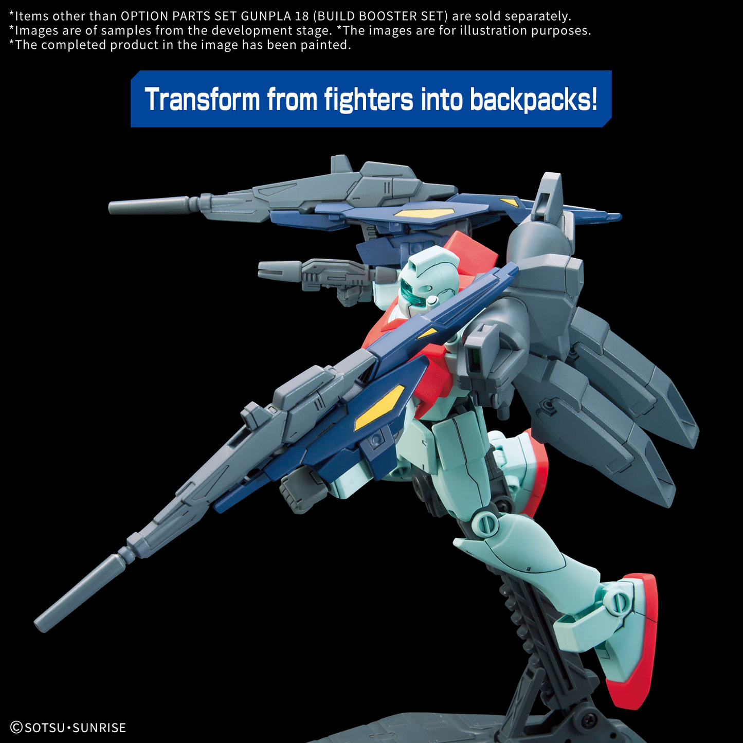 BANDAI HOBBY OPTION PARTS SET GUNPLA 18 (BUILD BOOSTER SET)