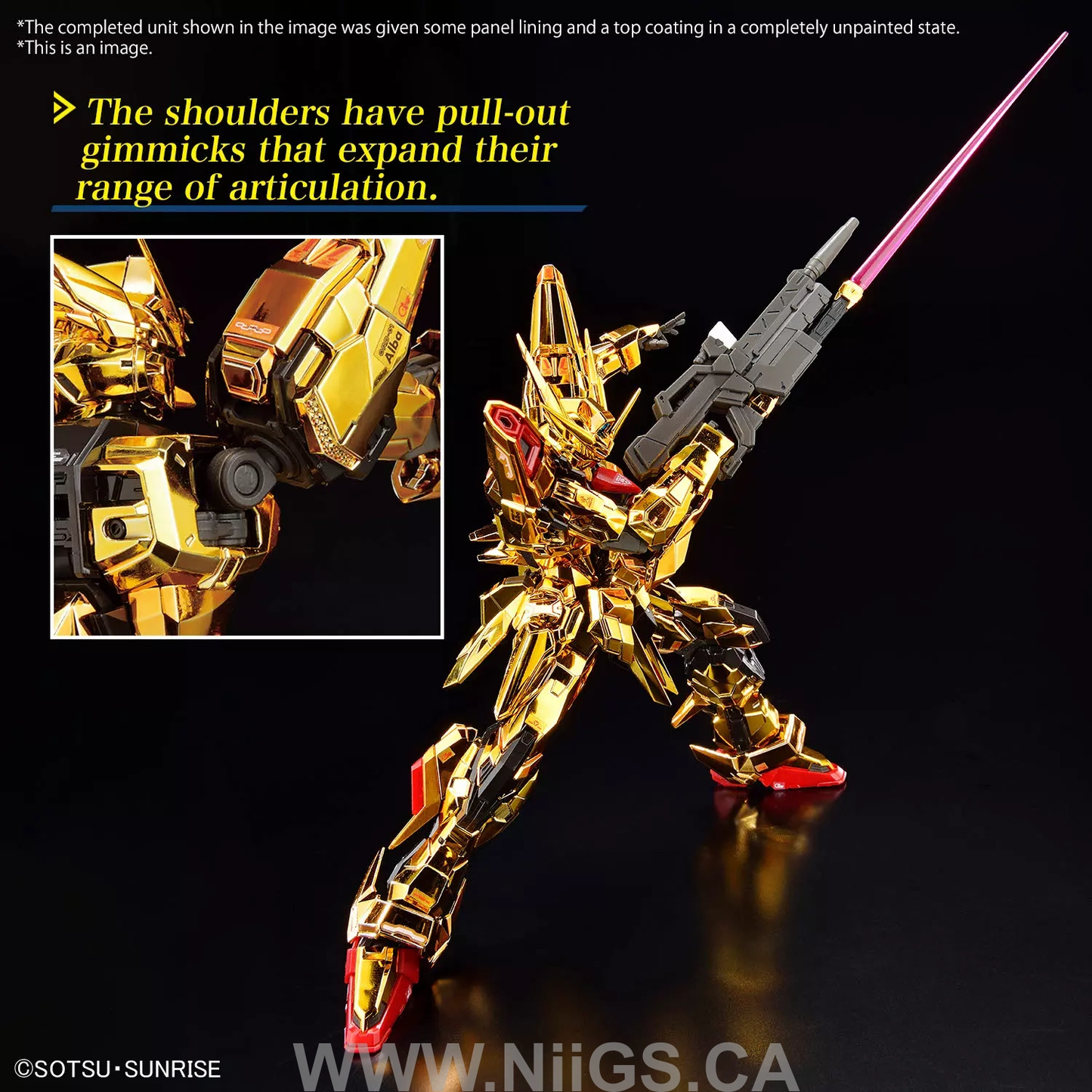 BANDAI Hobby RG 1/144 AKATSUKI GUNDAM OOWASHI unit