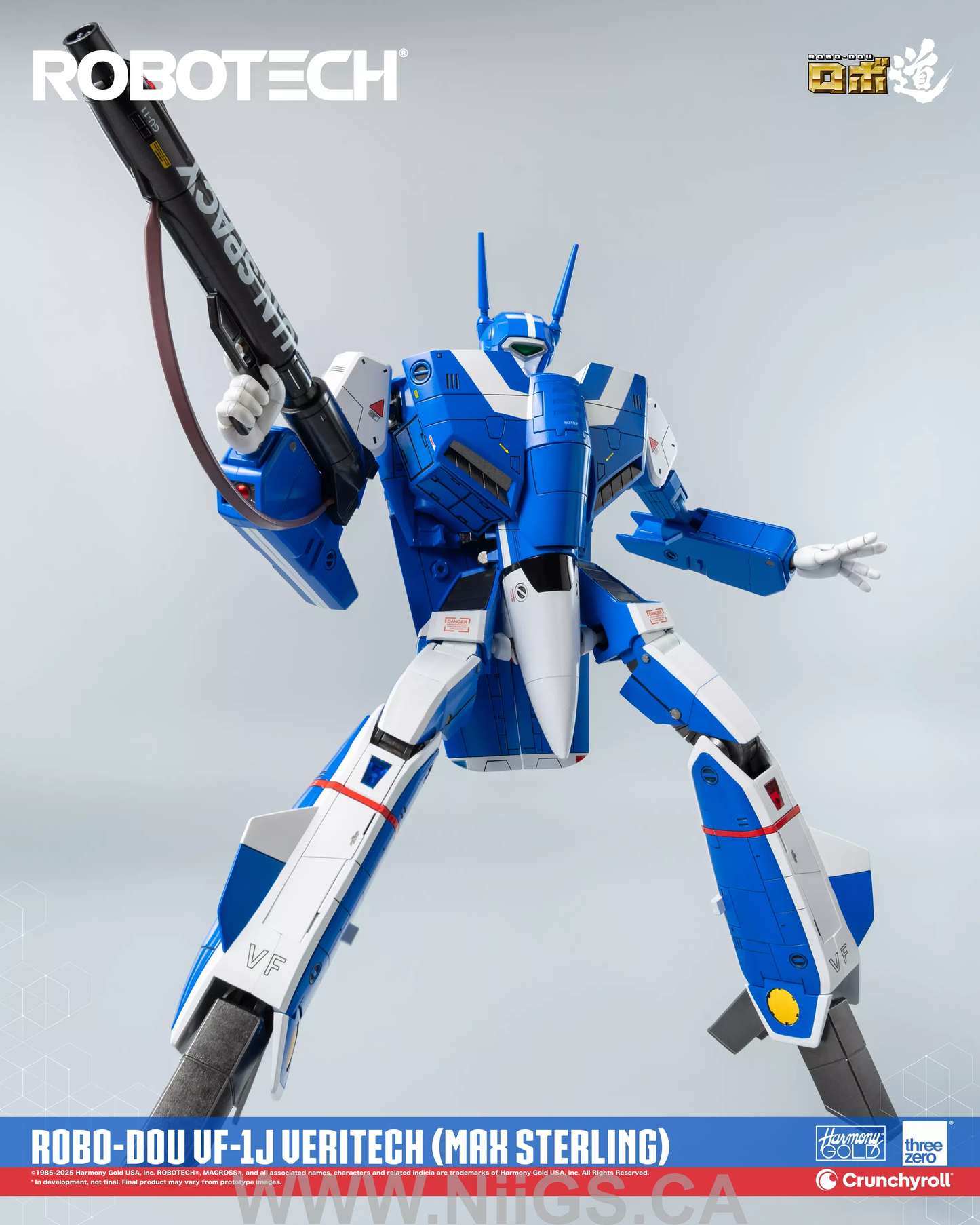 threezero ROBO-DOU ROBOTECH VF-1J Veritech (Max Sterling)