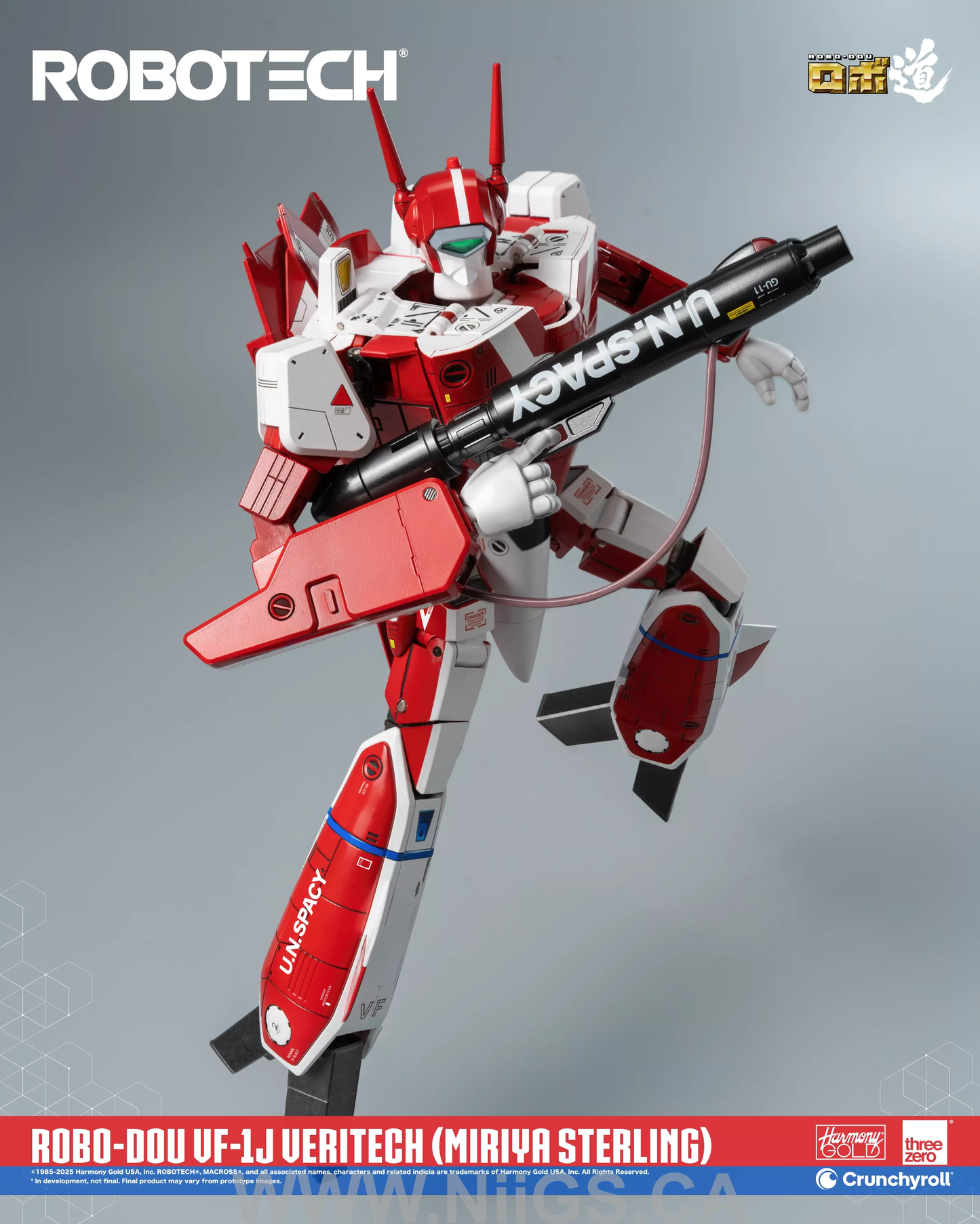 threezero ROBO-DOU ROBOTECH VF-1J Veritech (Miriya Sterling)