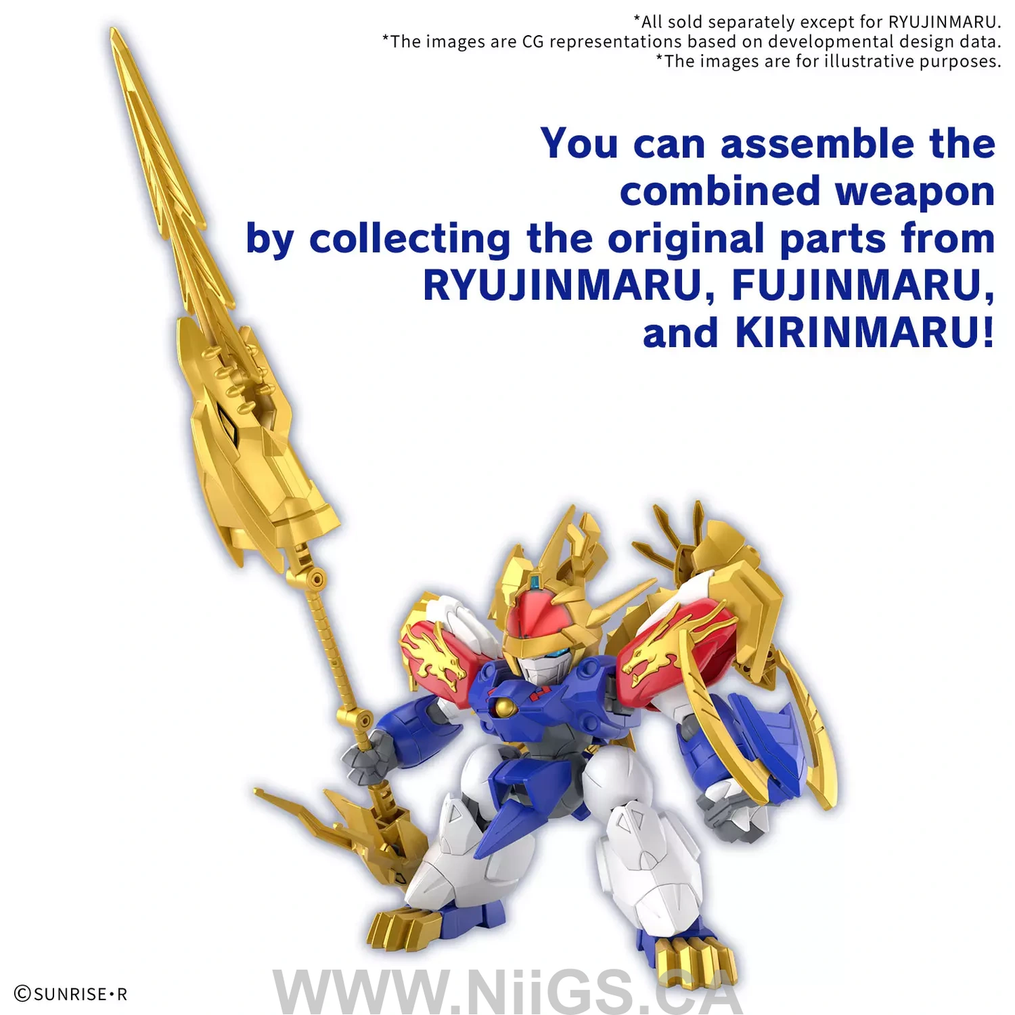 BANDAI HOBBY RYUJINMARU *Limited initial edition