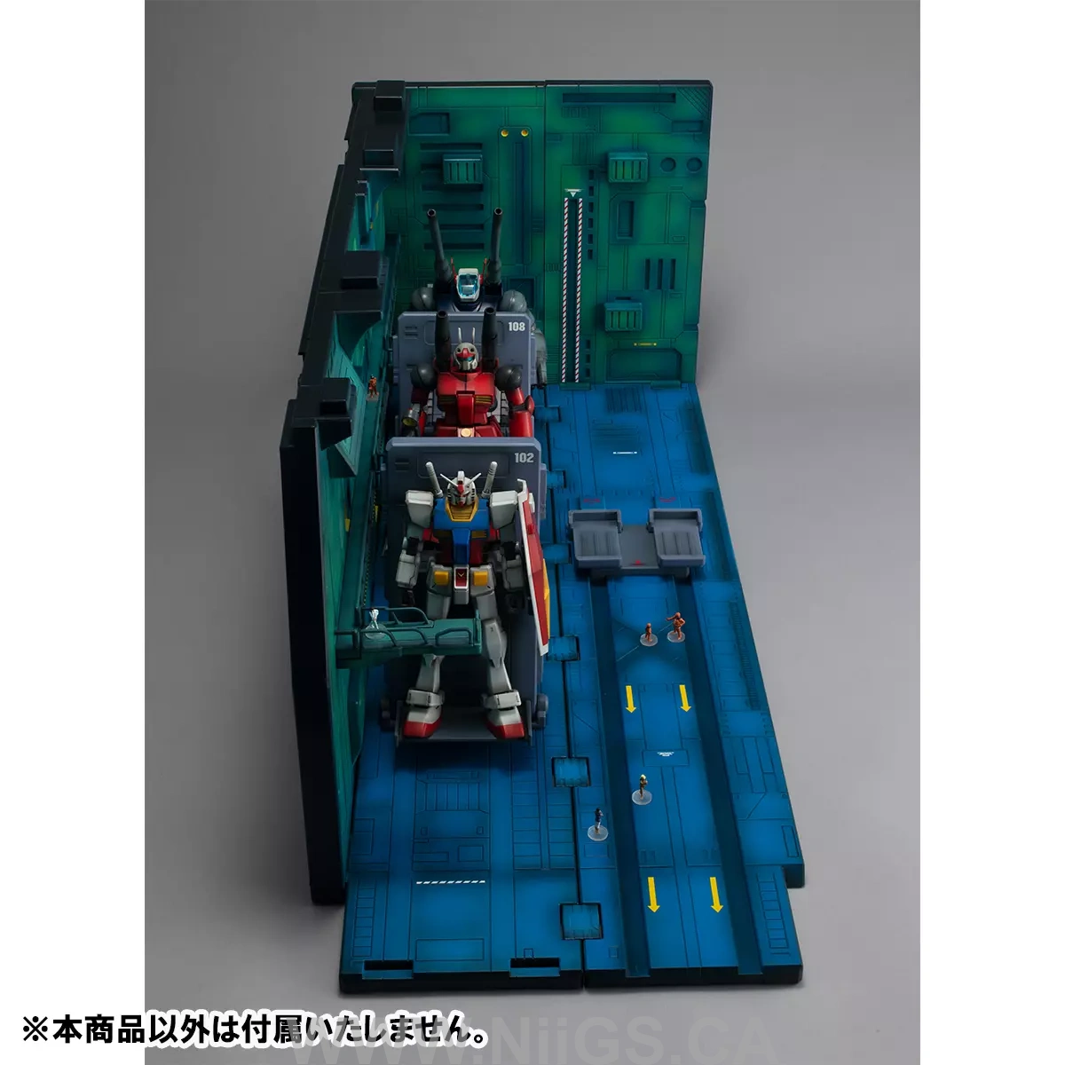 MegaHouse Realistic Model Series Mobile Suit Gundam (For 1/144 HG series) White Base Catapult Deck ANIME EDITION