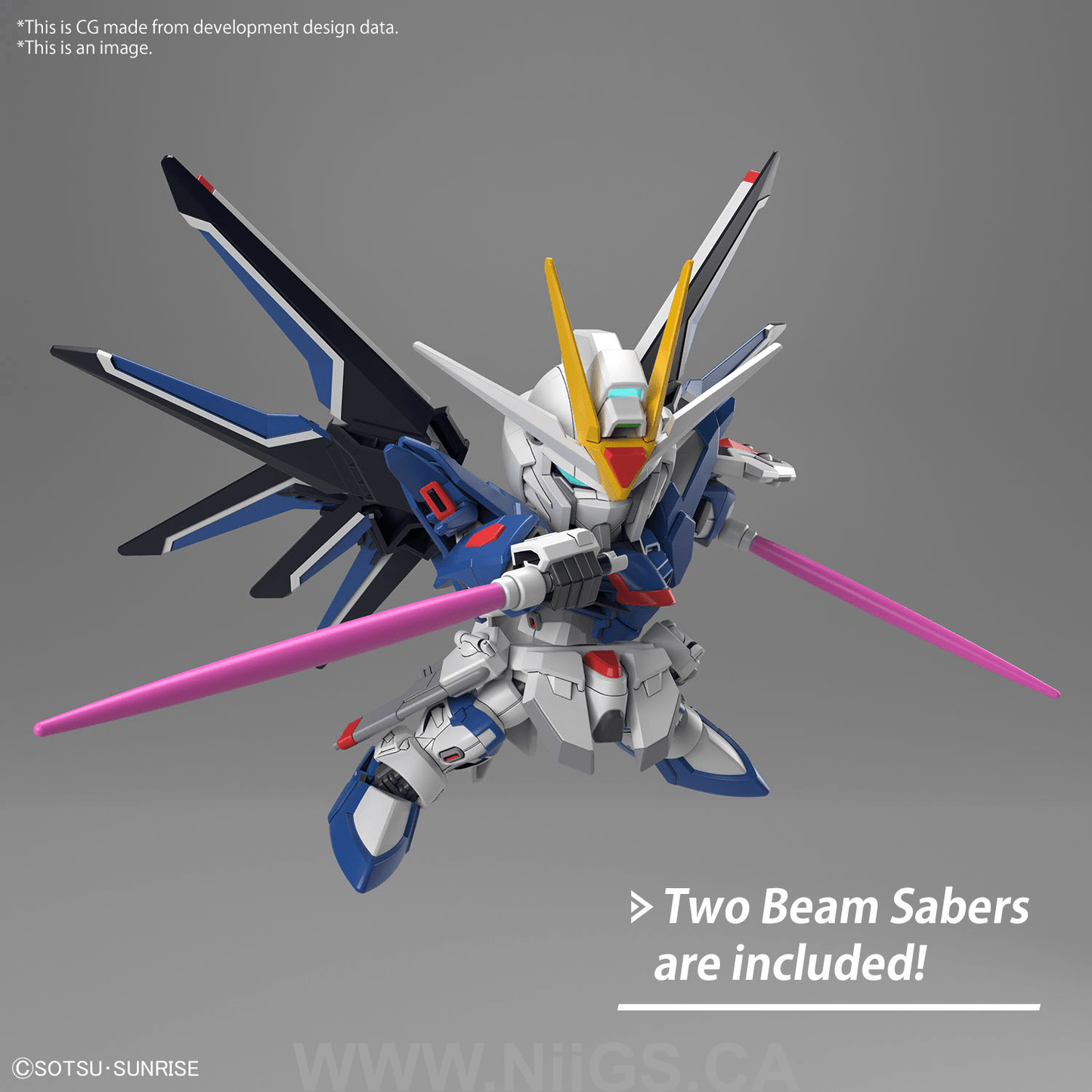 BANDAI SD GUNDAM EX-STANDARD RISING FREEDOM GUNDAM