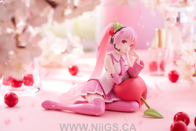TAITO Sakura Miku Desktop Cute Figure (Cherry Cushion Ver.)