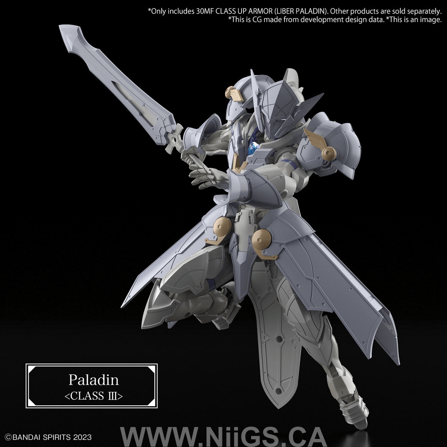 BANDAI Hobby 30MF CLASS UP ARMOR (LIBER PALADIN)