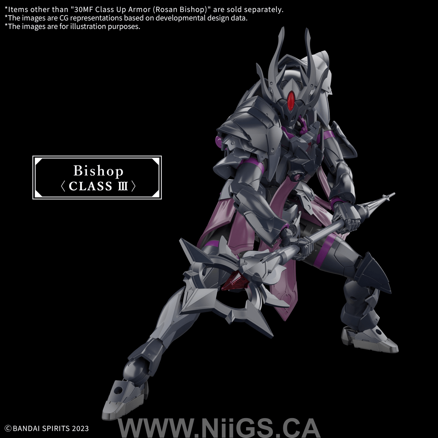 BANDAI HOBBY 30MF CLASS UP ARMOR (ROSAN BISHOP)