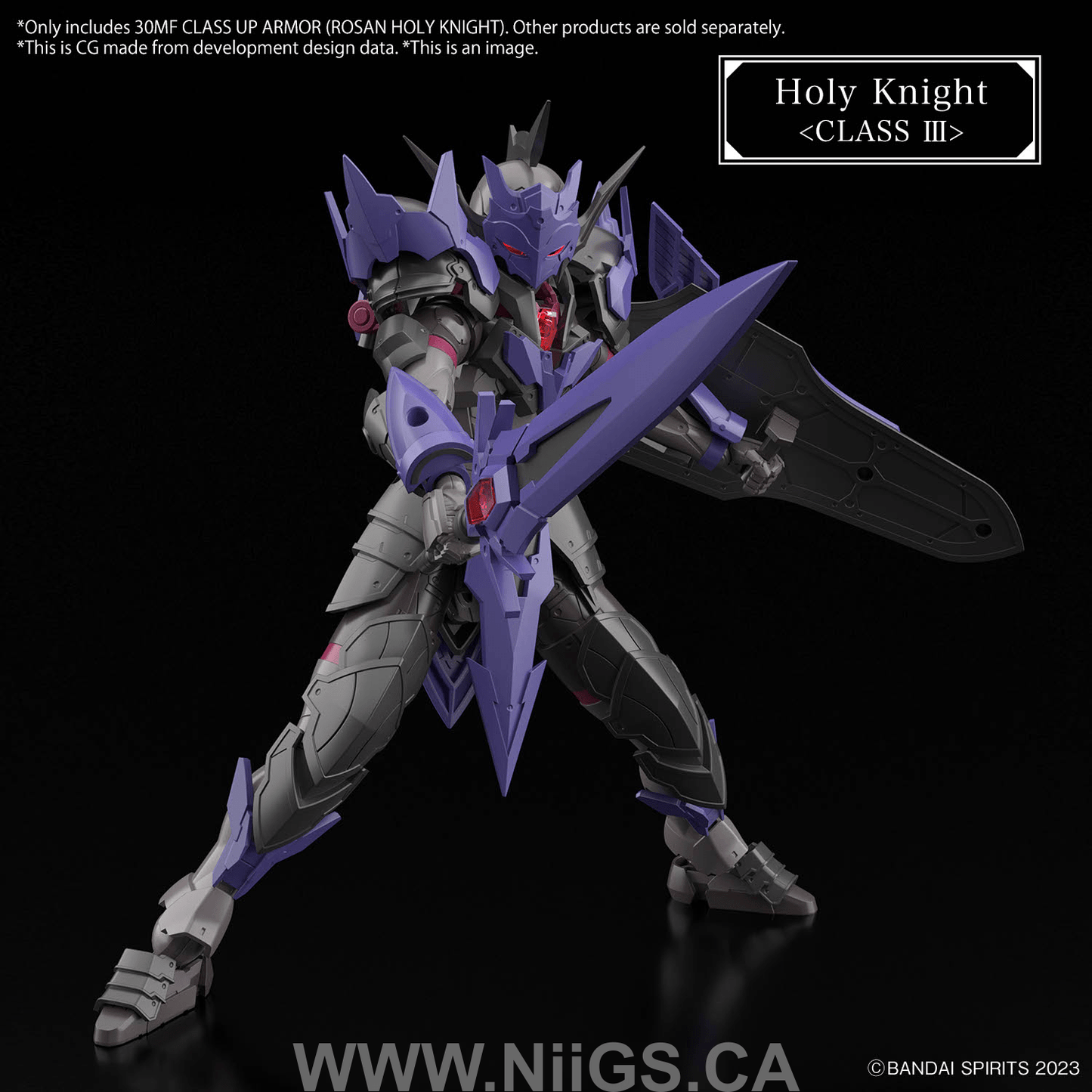 BANDAI Hobby 30MF CLASS UP ARMOR (ROSAN HOLY KNIGHT)