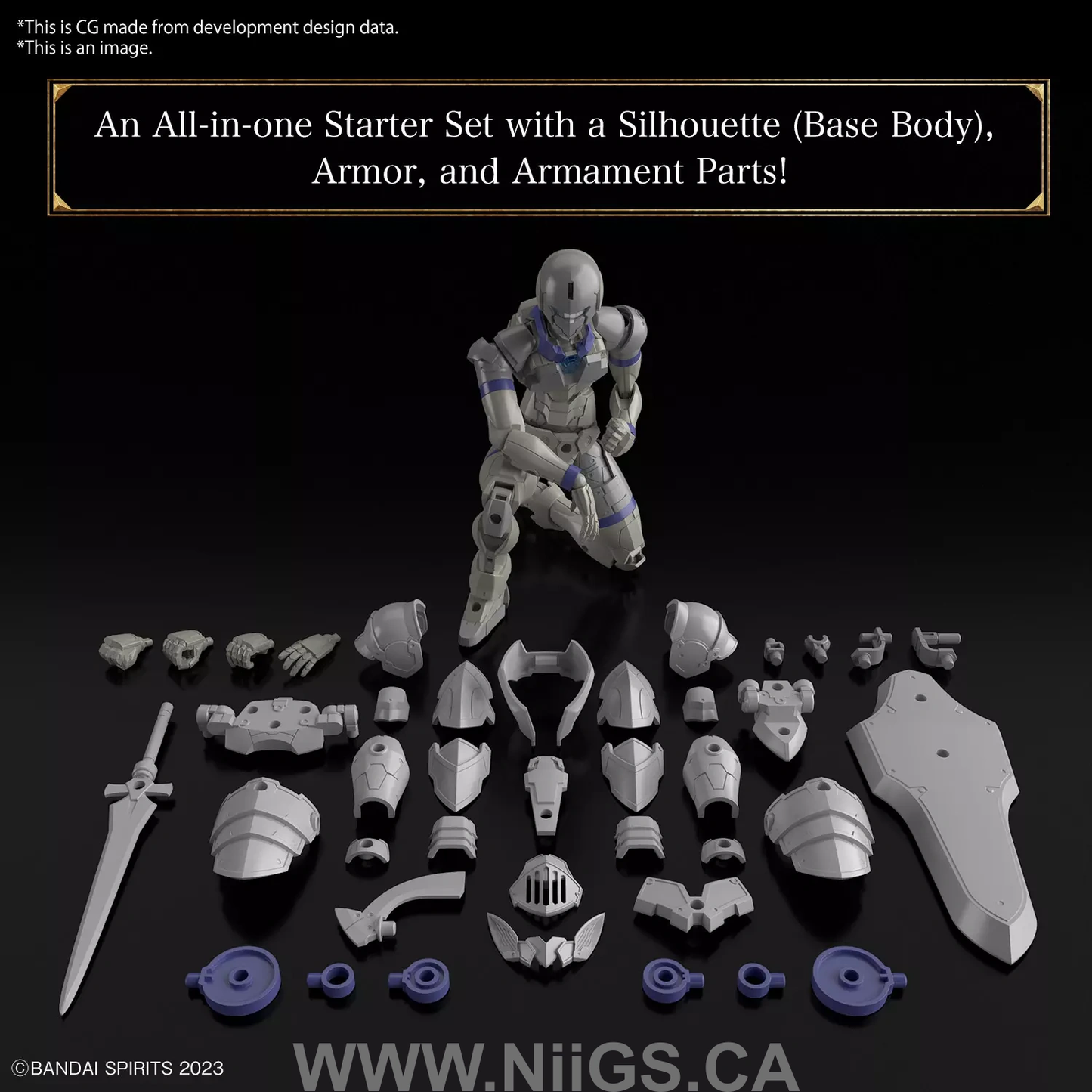 BANDAI Hobby 30MF LIBER KNIGHT