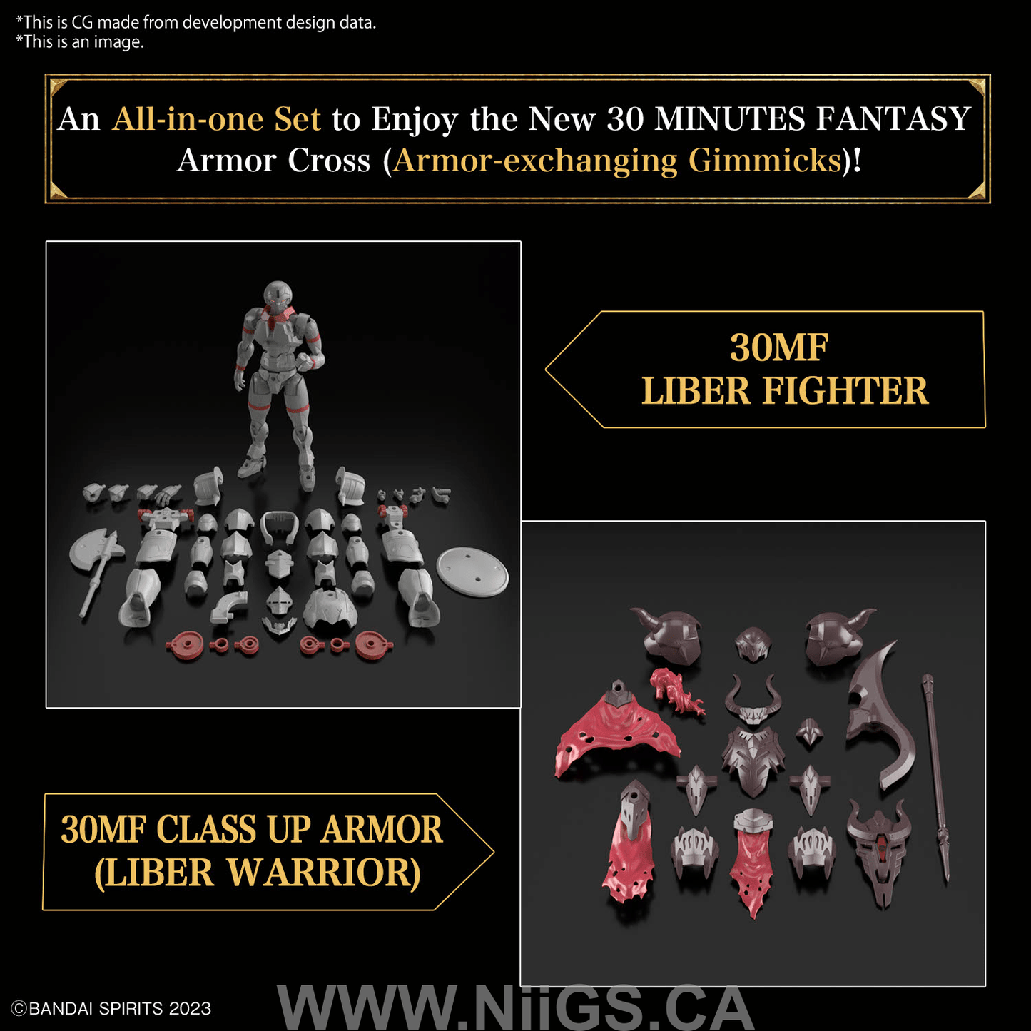 BANDAI Hobby 30MF LIBER WARRIOR