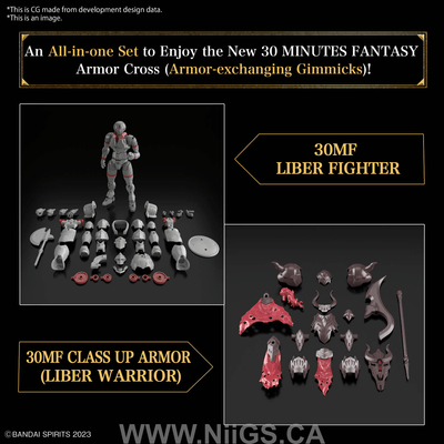 BANDAI Hobby 30MF LIBER WARRIOR