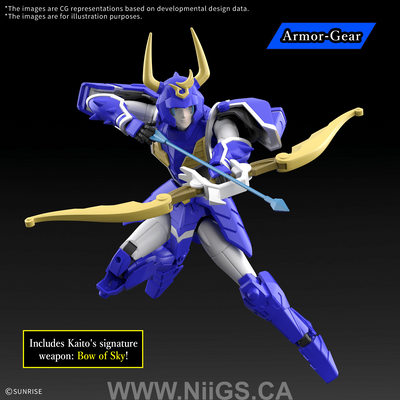 BANDAI HOBBY 30MF Yoroi-Shinden Samurai Troopers Kaito of the Sky