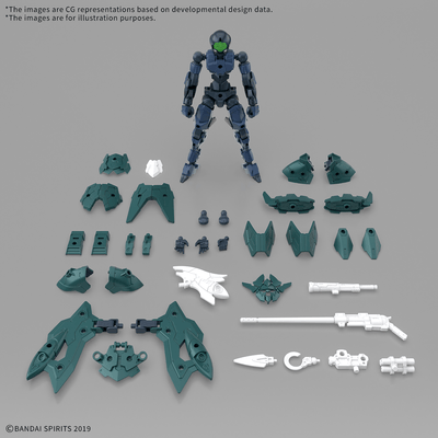 BANDAI HOBBY 30MM 1/144 EXM-A9p SPINATIO (PIRATE TYPE)