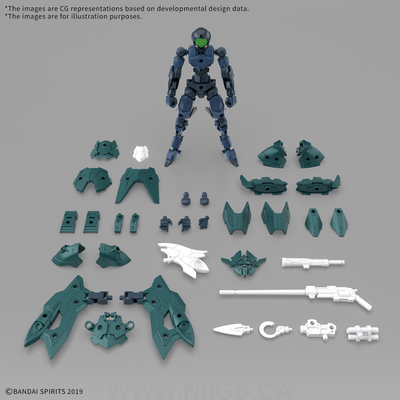 BANDAI HOBBY 30MM 1/144 EXM-A9p SPINATIO (PIRATE TYPE)